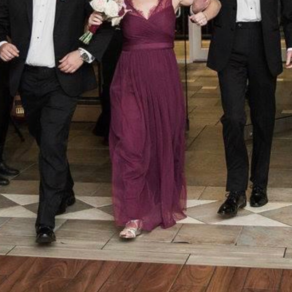 Anthropologie bridesmaid dress